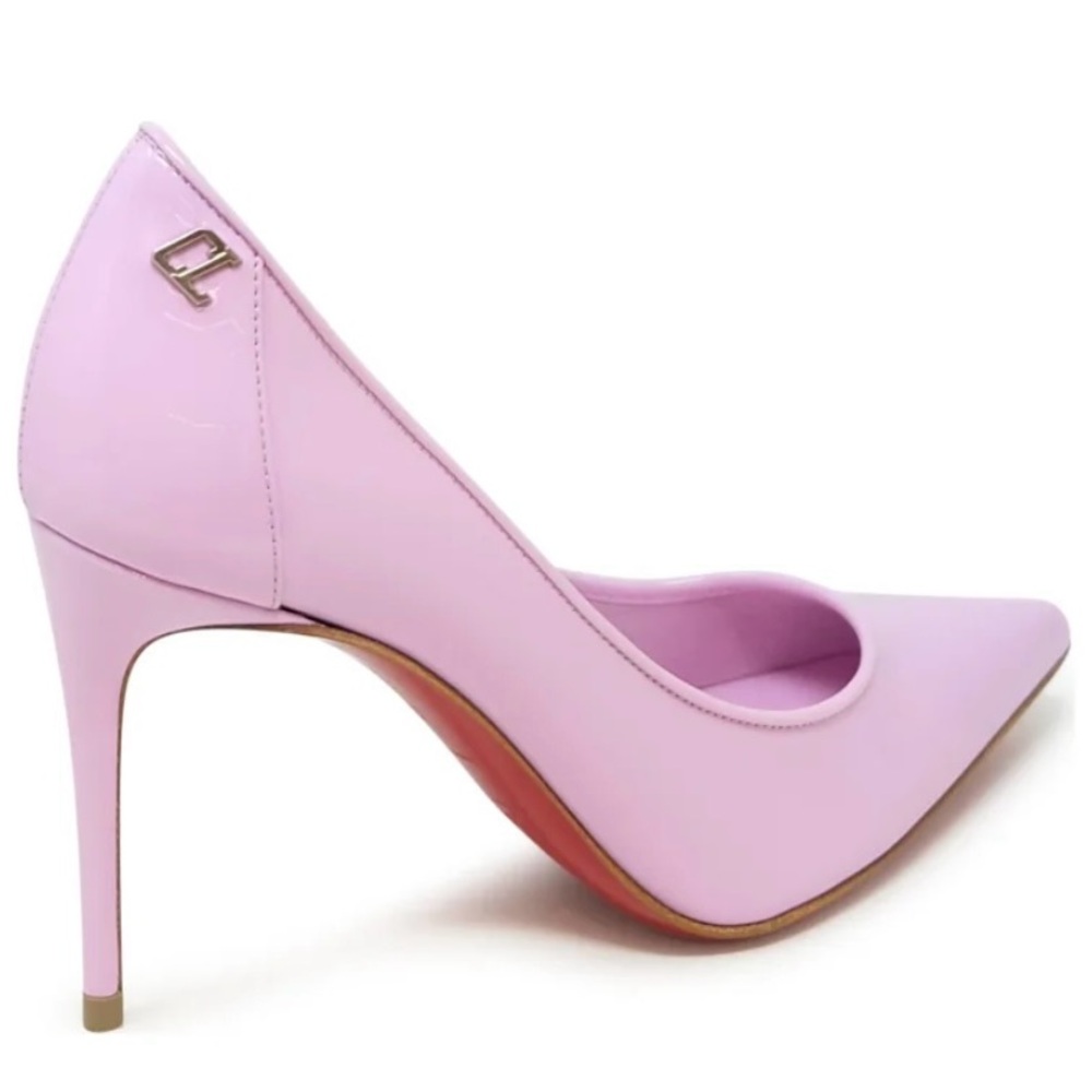 Christian Louboutin Pink Patent Sporty Kate 85mm Pumps